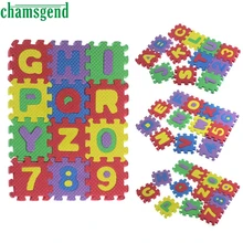 36 шт./набор, для маленьких детей, цифры и алфавит пазл из этиленвинилацетата пены математика развивающие игрушки подарок A81