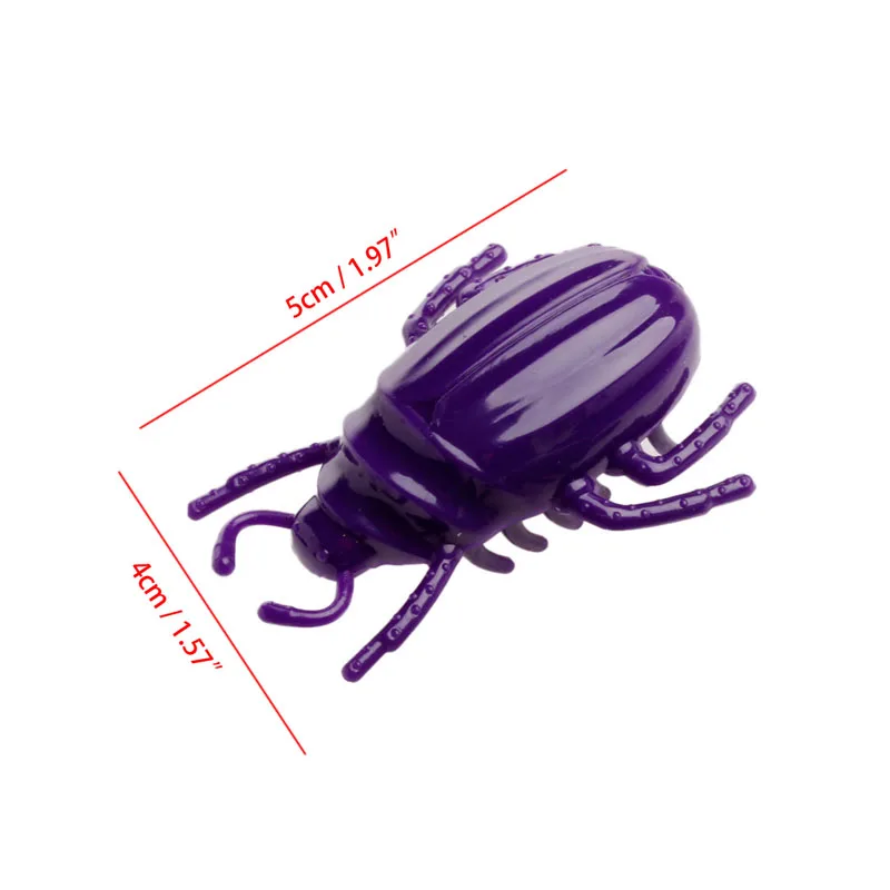 HBB New Creative Electronic Trick-Playing Toy Electric Simulation Insect Crawl Vibration Toys Cockroach/Mouse/Green Bug/Beet