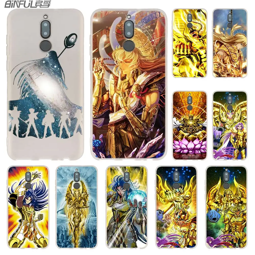 Телефонные чехлы Saint Seiya для Huawei Mate 30 20 10 Lite Pro мягкий силиконовый чехол Y9 2019 2018 Nova 5T