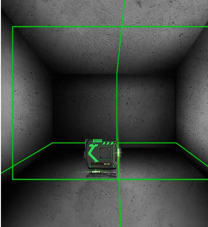 8 или 12 линия 4D лазерный уровень 360 вертикальный и горизонтальный лазерный уровень самонивелирующийся крест линия 4D зеленый лазерный уровень с наружным