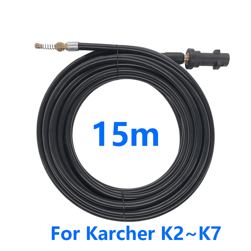 2320psi/160bar шланг для очистки канализационных стоков для Karcher K1 K2 K3 K4 K5 K6 K7 мойка высокого давления - Цвет: Золотой