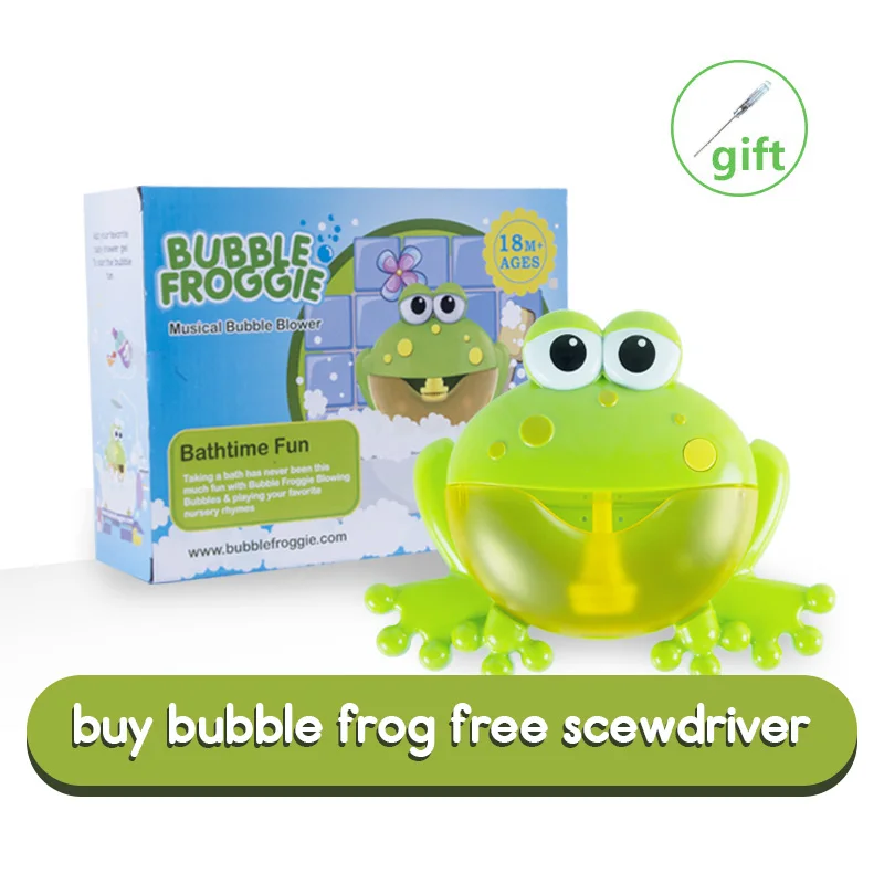 

Bath toys Bathing spouts Bubble Crabs frog Foaming Machine bathroom oyuncak for Children Water Swimming shower kid Gifts