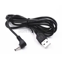 Adaptateur USB mâle de Type A vers DC, cordon de convertisseur d'alimentation USB vers DC, prise mâle à 90 degrés, 3.5mm x 1.35mm, câble de convertisseur d'alimentation USB vers 3.5x1.35