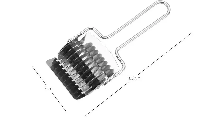 Из нержавеющей стали Лапша чайник решетки тестораскатка резак инструмент Кухня DIY резка теста инструменты