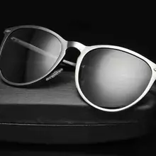 Брендовые дизайнерские ретро солнцезащитные очки из алюминия и магния, поляризованные солнцезащитные очки для вождения, зеркальные роскошные мужские солнцезащитные очки UV400