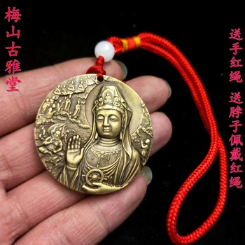 

Tibetan culture Guanyin lotus Buddha brand Guanyin waist Pendant