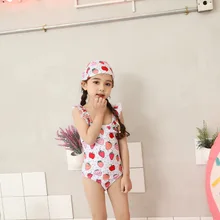 Купальный костюм для девочек; милый детский купальник для маленьких девочек; полосатый бикини; открытые купальники; купальный костюм; Прямая поставка