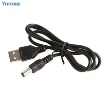80 см USB Мощность зарядный кабель DC5.5mm* 2,1 мм USB к DC 5,5*2,1 мм Мощность кабель jack черный 100 шт./лот