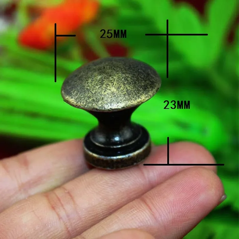 Bronze Modern Mushroom Handle Alloy Knobs and Handles Door Handle