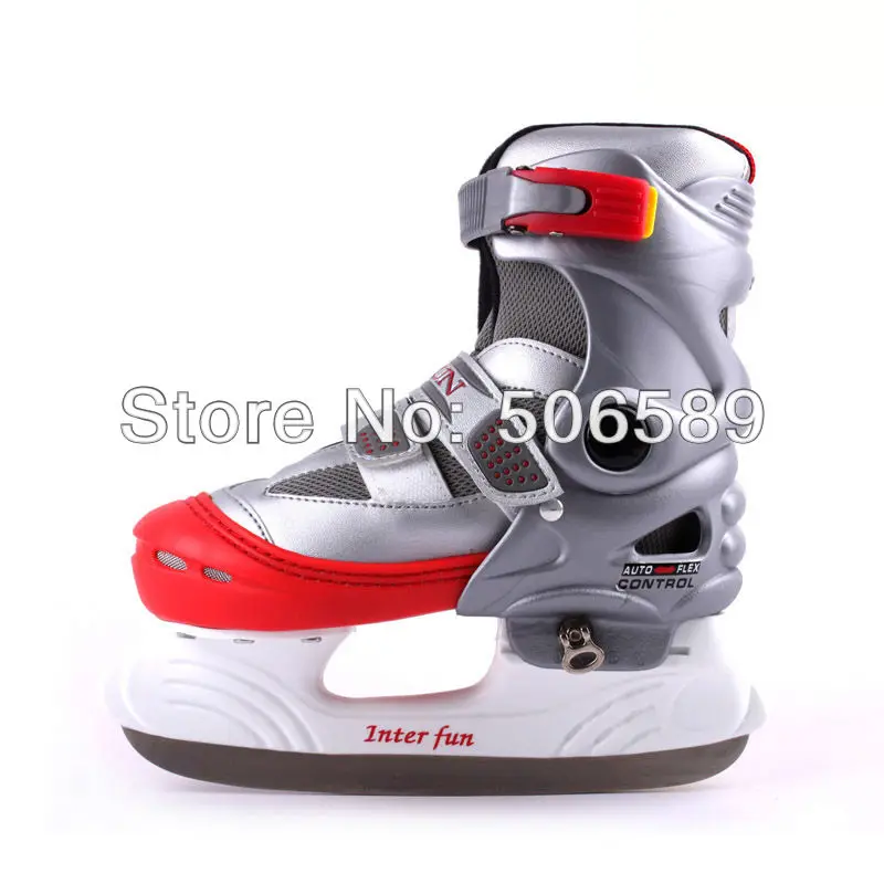 الشحن مجانا هوكي الجليد الزلاجات الأطفال أحذية #30-#33