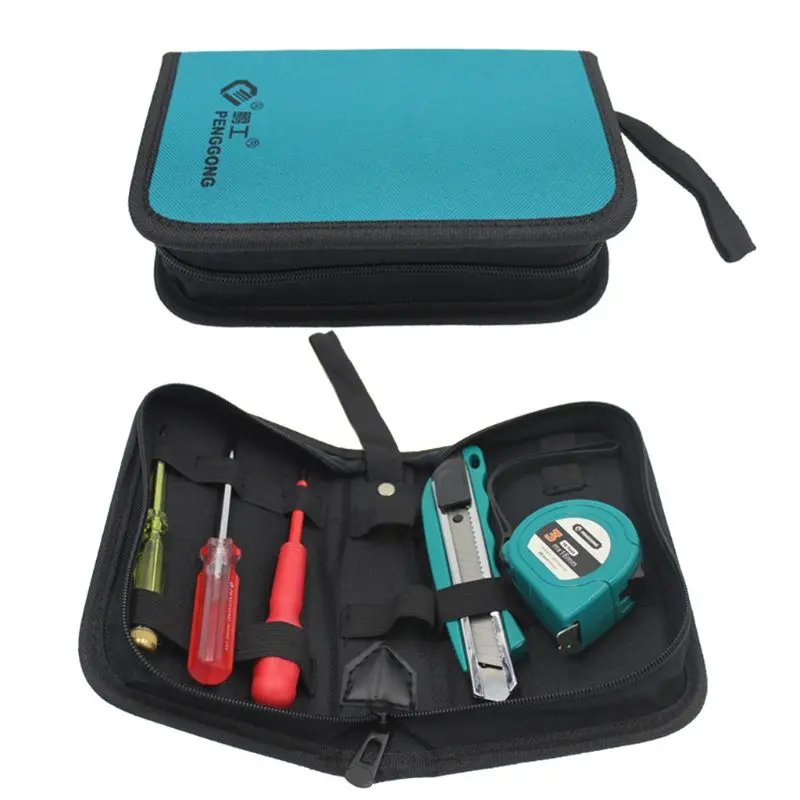 

2019 New Portable Hardware Toolkit Handbag Waterproof Oxford Cloth Organize Pocket Storage Pouch Electrician Worker DIY