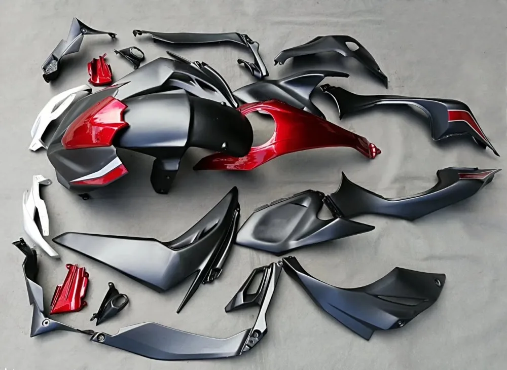 Комплект обтекателей для мотоцикла для Kawasaki Z1000 Z 1000- обтекатели, набор обтекателей, черный, красный