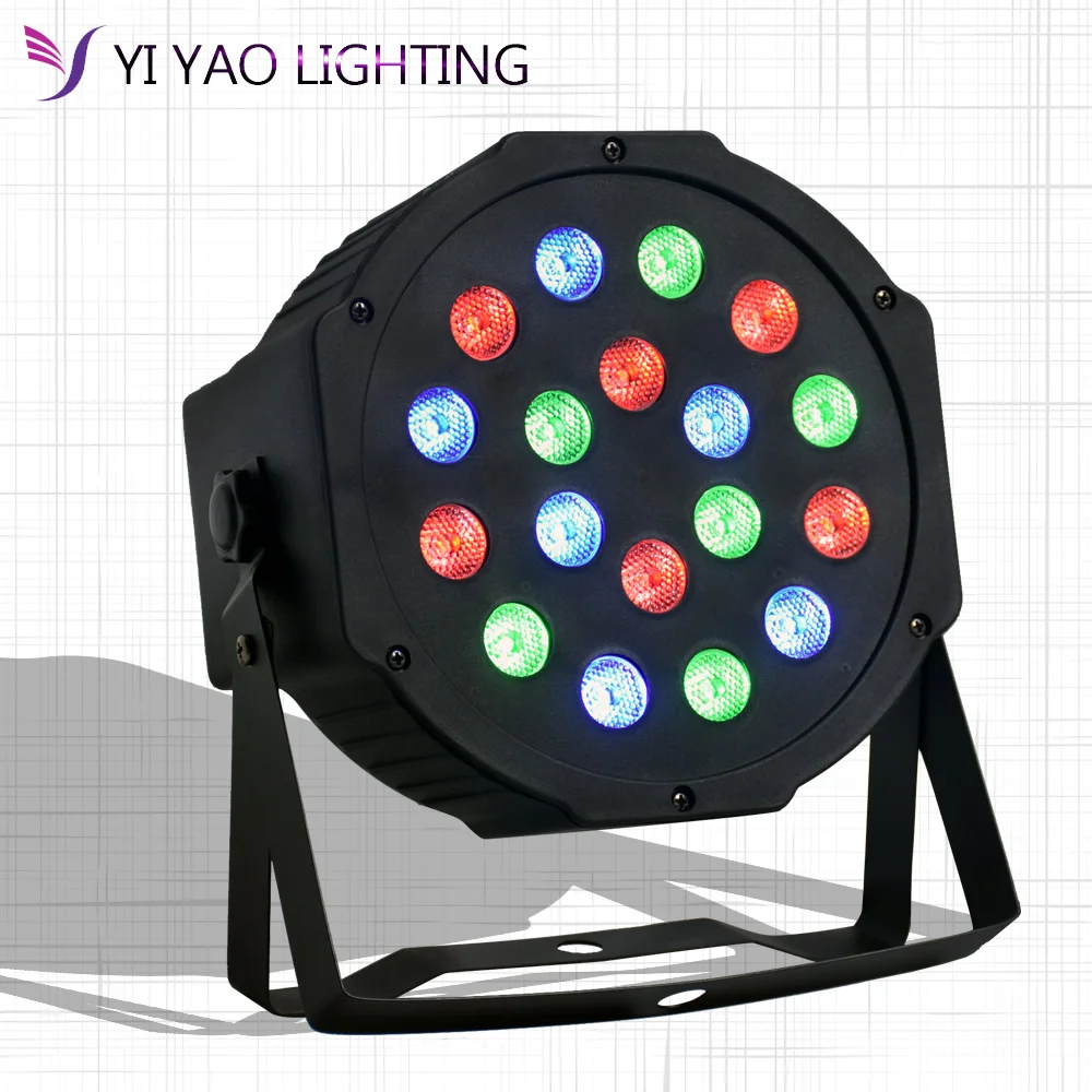 Светодиодный Par light 18x3 W 54 W Мощный RGB с DMX512 мастер DJ оборудования