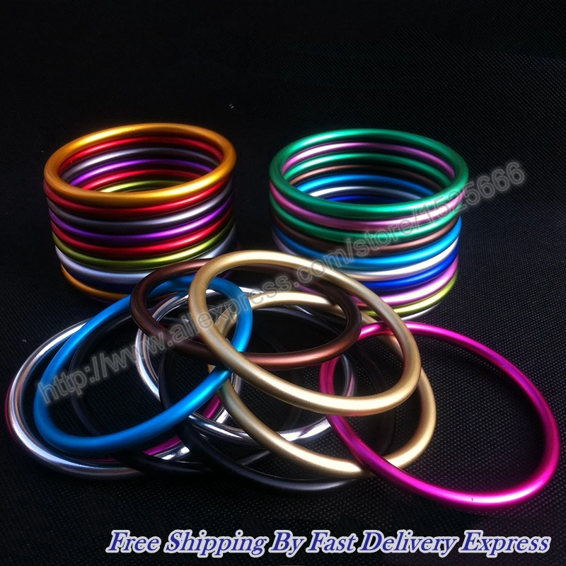 

Free Shipping by Express Top quality 2.5" 100pcs aluminium baby sling ring