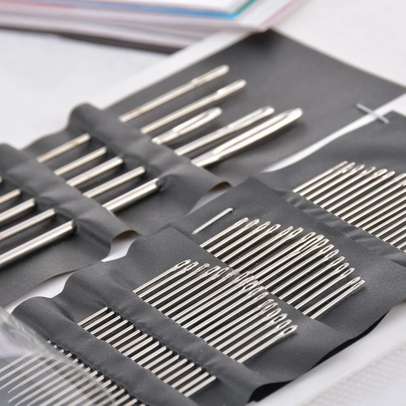 

High Quality Stainless Steel Sewing Needles 55Pcs/Set Home DIY Crafts Hand Sewing Accessories Multi Size Sewing Pins Needles Set