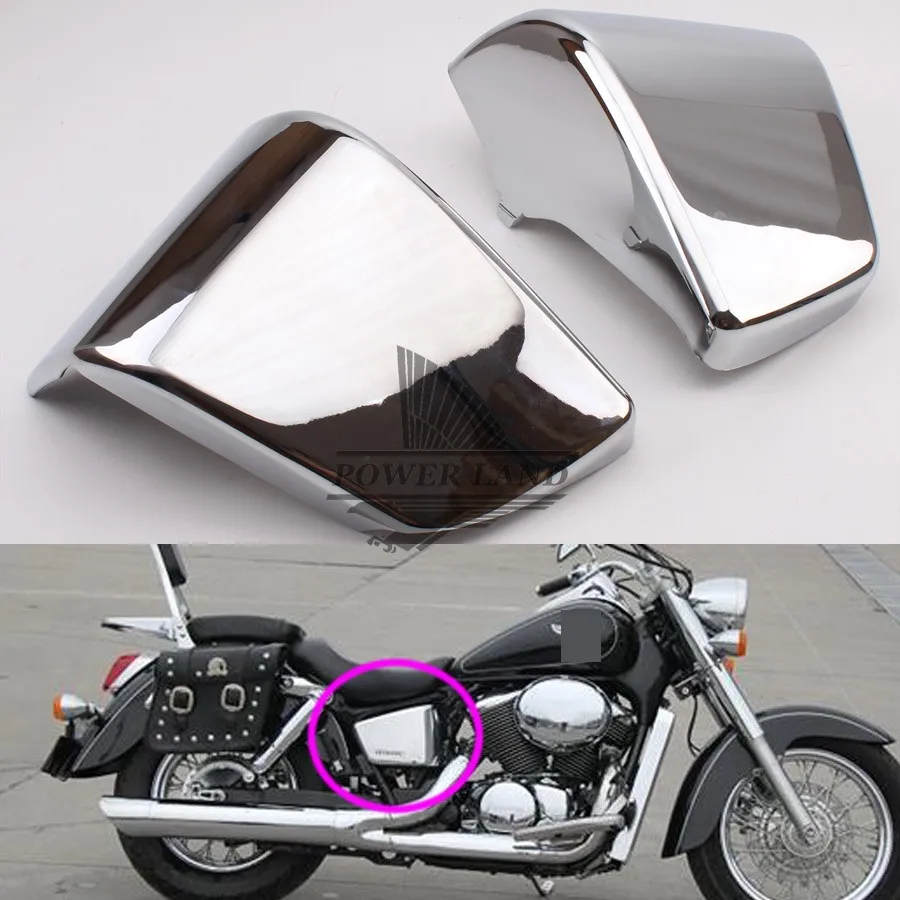 for honda shadow 2003 fairing Side Shipping Chrome Fit Fairing Battery Free For Cover for honda shadow 2003 fairing Side Shipping Chrome Fit Fairing Battery Free For Cover
