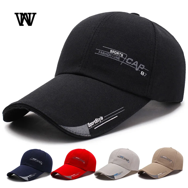 

2019 Summer Baseball Cap Men Women 100% Cotton Breathable Sport Trucker Male Cap Black Snapback Dad Hat bone gorras BQM-CZX14