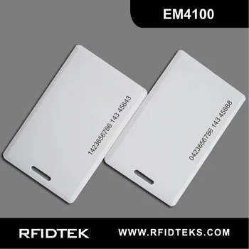 

RFID Clamshell Card 125Khz EM thick ID Long Medium Distance Access Control card with TK4100 Chip