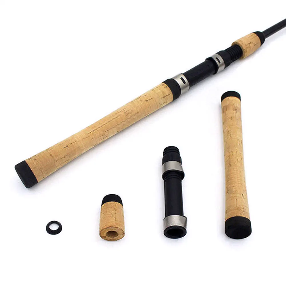 

Reel Seat Tackle Cork Fishing Handle Set Easy Install Repair Split Grip For Rod Building Washer Professional Stylish Lightweight