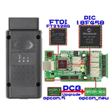 DJSona 2018 OP COM For Opel V1.70 OBD2 OP-COM Car Diagnostic Scanner Real PIC18f458 OPCOM For Opel Car Diagnostic Tool Flash Fir a terschak 6 morceaux op 19