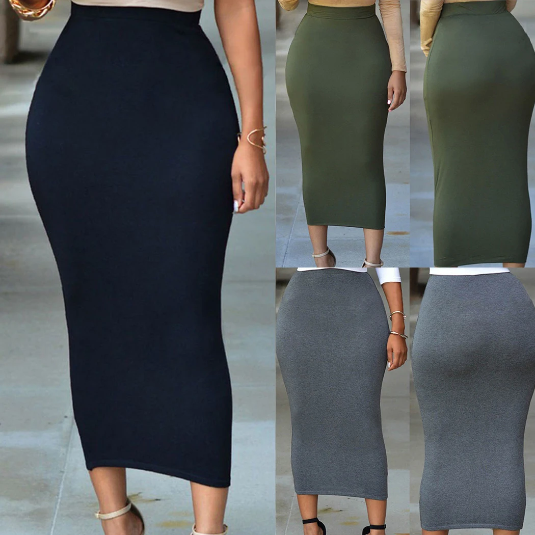 Faldas de mujer cintura elástica bolsillos nalgas faldas apretadas moda gran oferta Otoño e Invierno nueva alta calidad suave|autumn and winter|fashion skirtfashion woman skirt