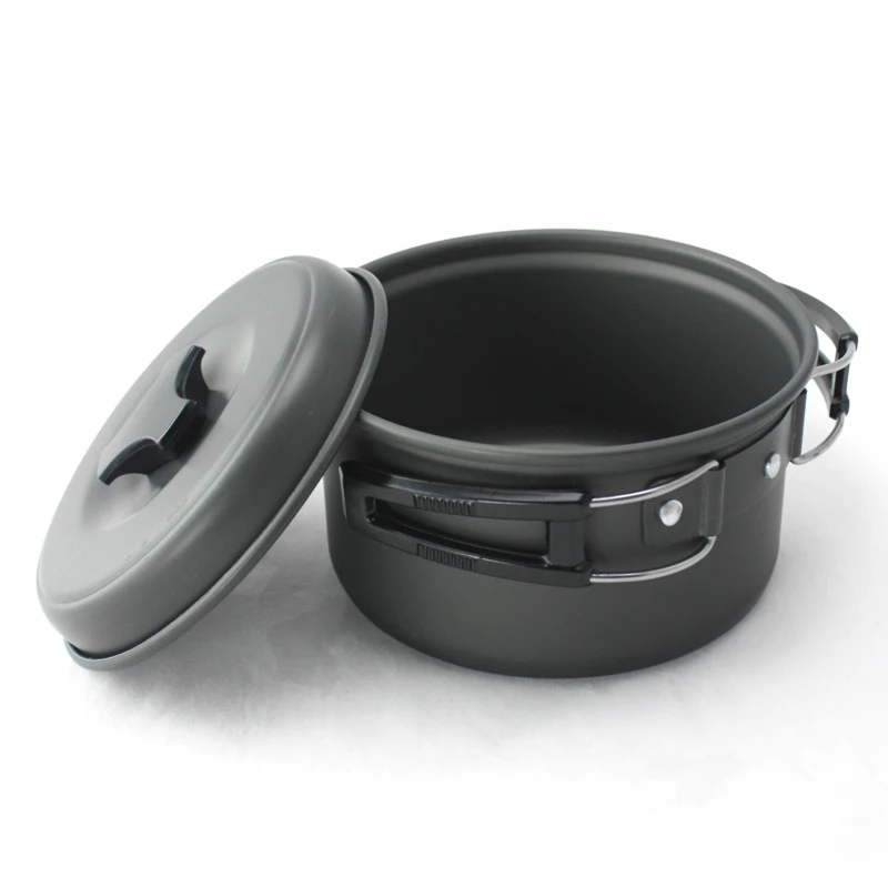 Hold Boiling Water Folding Portable Outdoor Camping Tableware Aluminum Hiking Traveling Pot