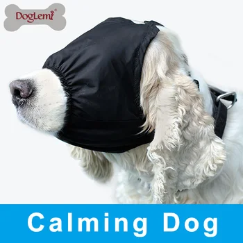

Calming Dog Eye Mask Relax Pet Anxiety fashion nylon dog collar Mask for Dogs Pet Dog Accessories