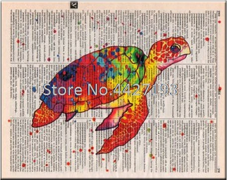 

5D Diamond Painting Sea turtle Diamond Mosaic Animals Book Page Diamond Embroidery Cross Stitch Home Decoration Art Gifts