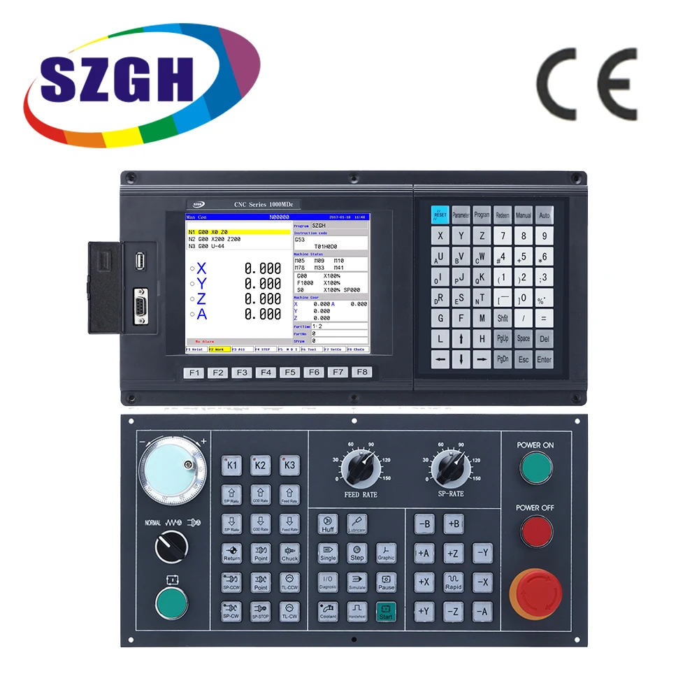 

Practical four axis CNC milling controller with new version Absolute servo system ATC umbrella for router