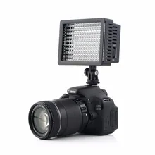 160 светодиодный HD светильник для видеокамеры 12 Вт 1280LM с регулируемой яркостью для Canon для Nikon для Камеры Pentax видеокамера Лидер продаж