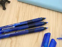 3 шт. синий 0.5 не выцветают для длинных Европейский Стандартный иглы прямо жидкости Гелевые ручки