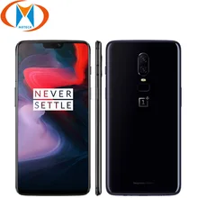 Мобильный телефон Oneplus 6 с европейской версией 64 Гб 128 ГБ Snapdragon 845 6,28 ''6 ГБ/8 ГБ ram 4G16MP 20MP 3300 мАч Android 8,1 телефон nfc