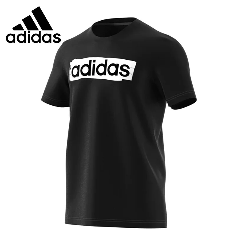 Новое поступление оригинальных мужских футболок с коротким рукавом Adidas E LIN BRUSH T |