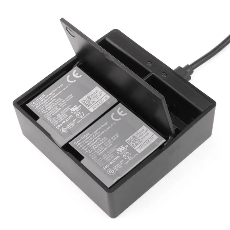 Go Pro Аксессуары USB зарядное устройство с контейнер для аккумуляторов коробка для путешествий на открытом воздухе для Gopro Hero 5 AHDBT-501 батарея