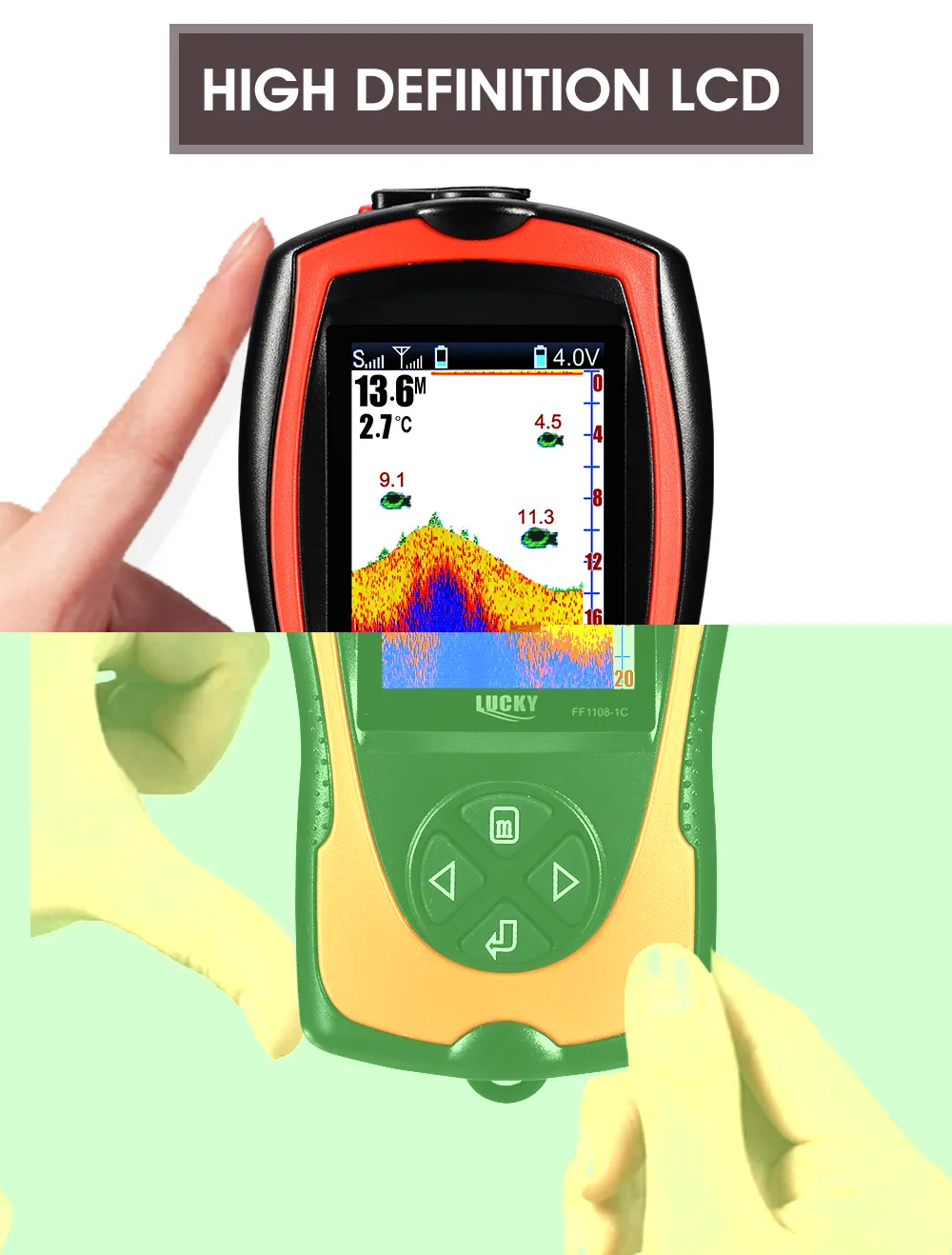 Rechargeable Wireless Fishfinder 7