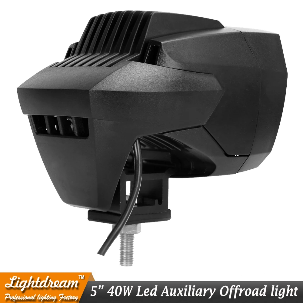  40W led headlight 5inch New Led Driving Light 2016 newest led fog light used for car truck suv atv  - 32772401906
