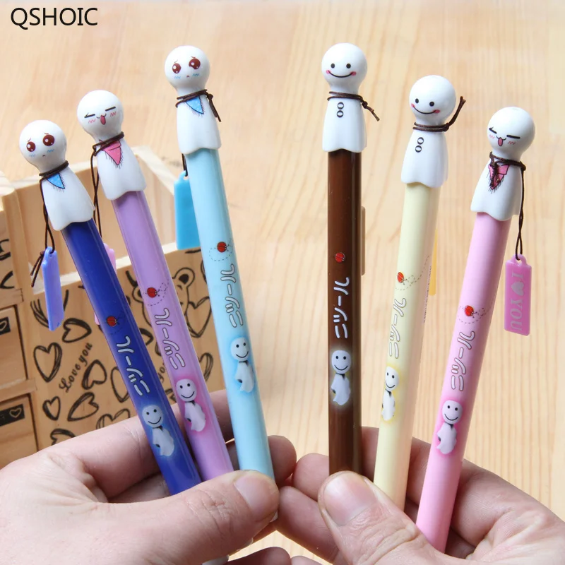 Гелевая ручка Sunny Dolls 60 шт./лот 0 38 мм тонкий наконечник ручки с черными чернилами