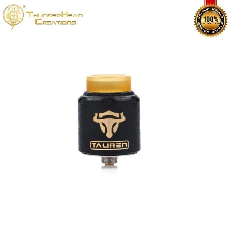 Оригинальные ThunderHead Creations THC Tauren RDA Tank с обычным позолоченным 510 Pin и BF для Vape Hellvape