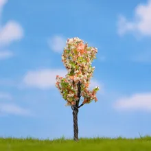 Набор из 1 миниатюрный Сказочный Сад Дерево растение игрушка с орнаментом микро пейзаж кукольный домик украшение растительные Горшки Бонсай самодельный декоративный дизайн