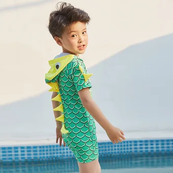

Kid's Swimsuits Baby Bathing Suits Boy Swimsuit For Clothing Children's Clothes Kids Bikini Fund Cakes Hooded Short Long Sleeve
