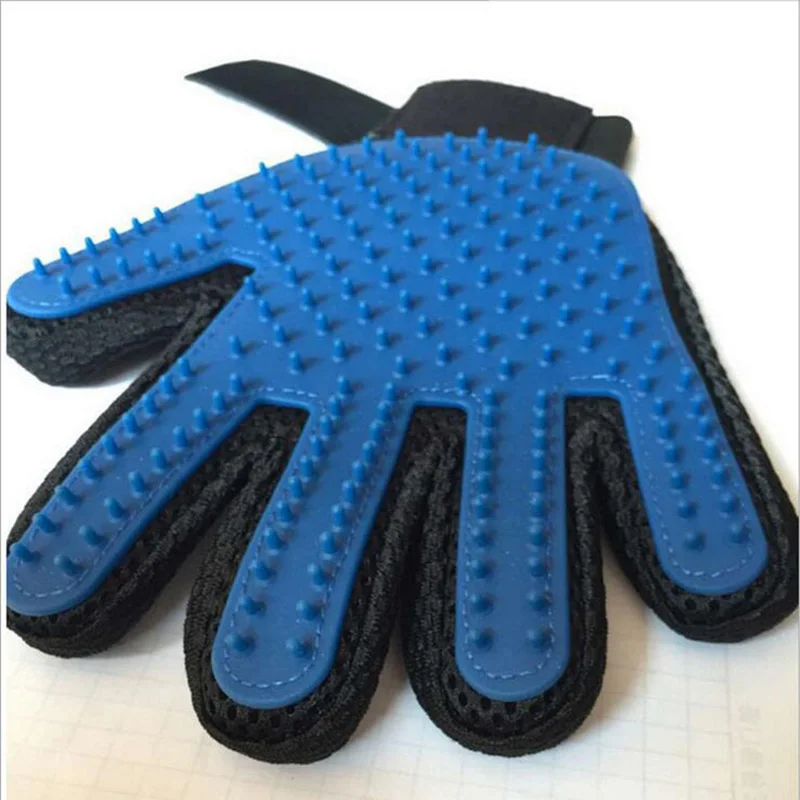1PC Pet Accessories Cats Dogs Massage Silicone Glove TPR Bath Cleaning Shower Grooming Comb