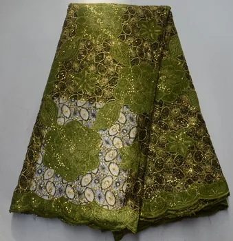 

African Cord Lace Fabric African Lace High Quality Fashion French velvet Lace Fabric For Wedding Lace 5 Yards/lot