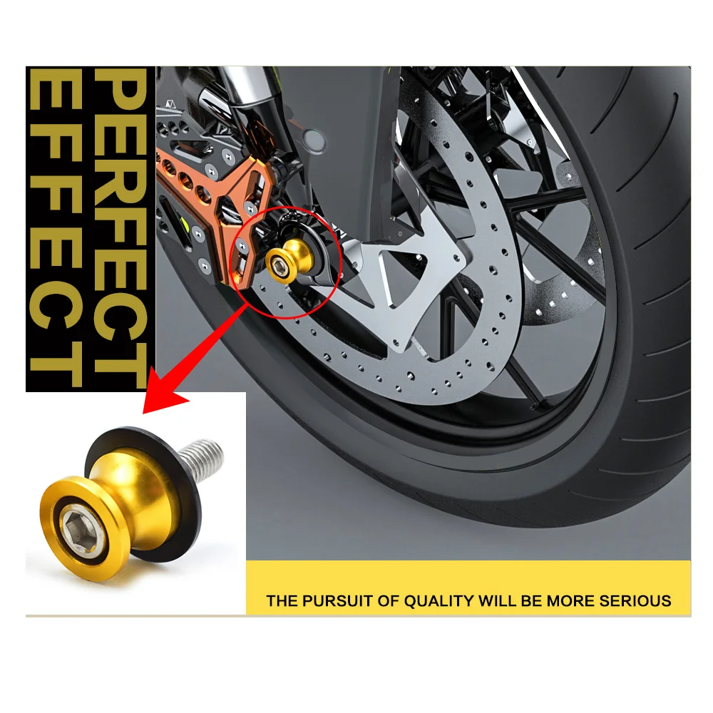 

For Honda CBR 125R cbr1000rr CNC Motorcycle Accessories Swingarm Spools Slider 8mm Swing arm Stand Screws cbr 929 CBR600 CBR1000