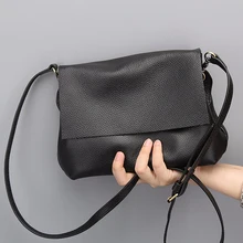 Мягкие сумки через плечо для женщин, кошелек из натуральной кожи, Дамская Черная Роскошная маленькая сумочка, дамская сумка через плечо для девушек, женская сумка через плечо