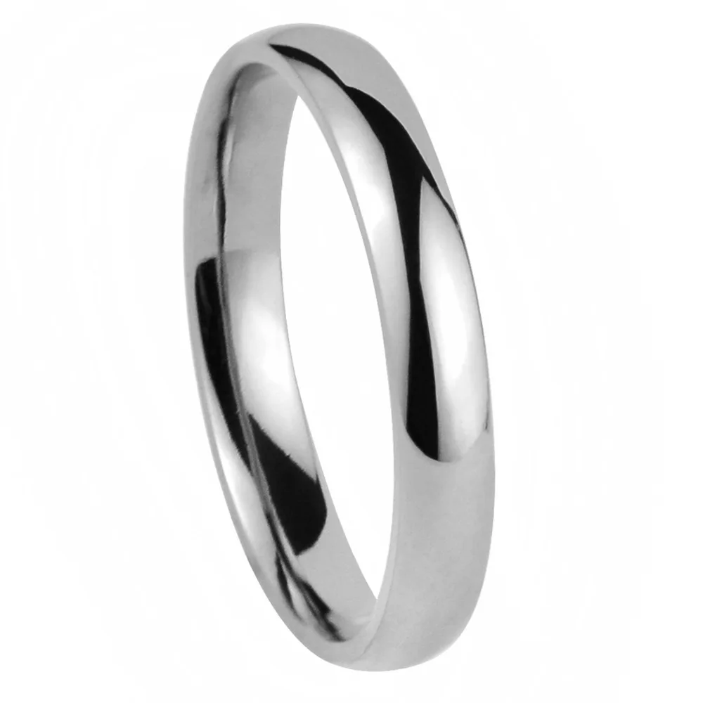 

Domed Titanium ring Wedding Band for Woman width-6MM /TIRI0086W6P