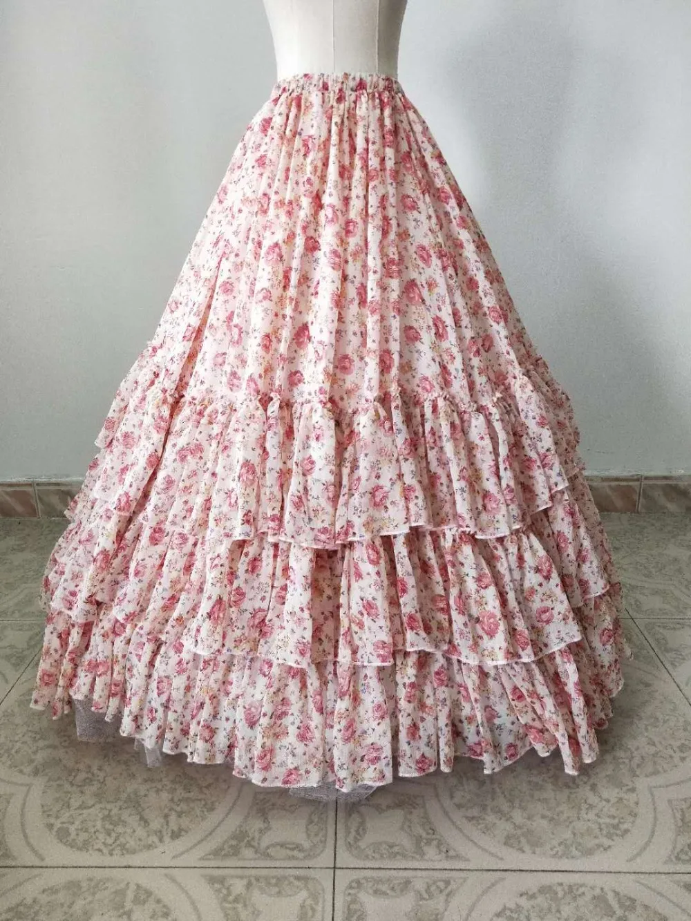 khaki circle skirt