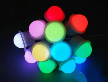 

40Pcs WS2811 3LED 26mm(Dia.) Milky cover LED String Module Pixel light 5050smd Addressable RGB Dream full color DC12V advertise