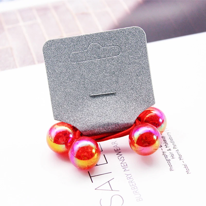 Fashion shiny ball hair rope color ball stretch hair ring gum hair band girl boutique tiara korean hair accessories girls gifts