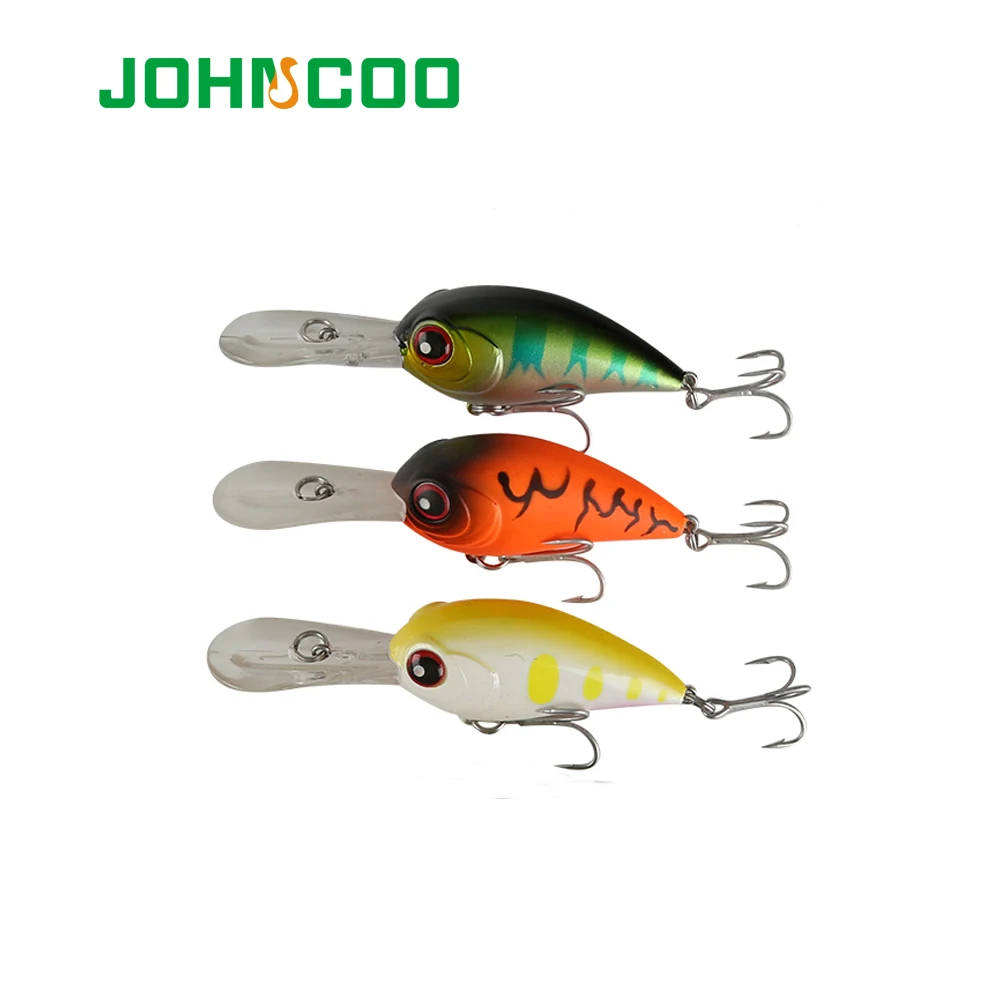 Wobbler Fishing Lure Crank Bait 50mm 10.8g Diving Depth 1 1.5m Lifelike