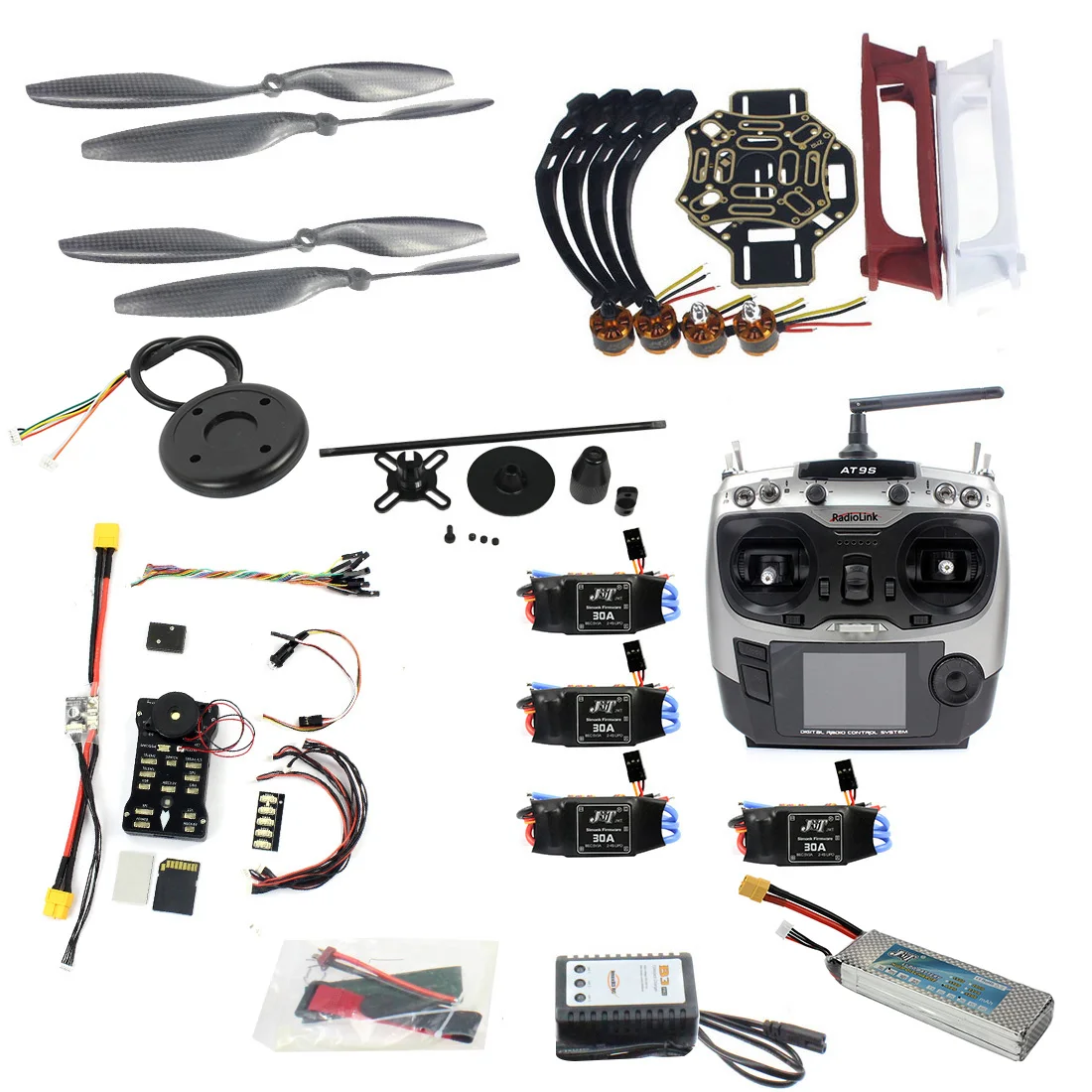 JMT DIY FPV Drone Quadcopter 4 осевой Вертолет Комплект 450 кадров PXI PX4 Flight Control 920KV двигатель GPS
